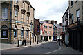Ripon: Kirkgate, from the Market Square in HG4 1QP