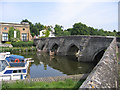 Medieval bridge over the Medway, East Farleigh, Kent in ME16 9NE