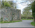 2010 : Disused and dismantled, railway bridge on Portway Lane in BA3 4TY