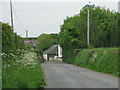 Road approaching Woolfardisworthy in EX39 5TR