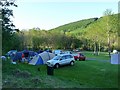 Caravan and camping site, Parc Cwm Darran in Darran Valley Community