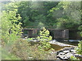 Former railway bridge across the River Neath, Glynneath in SA11 5BG