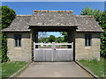 Cemetery Gates at Hanborough in OX29 8JQ
