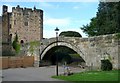 Bridge into the keep, Alnwick Castle in NE66 1NE