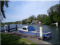 Patrol Boat at Cleeve Lock in RG8 9BH