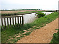 Footpath along the River Alde by Snape Maltings in IP17 1SL