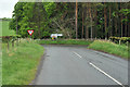 Road junction near West Garleton House in EH41 3SJ