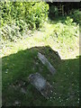 Start of footpath from Milton Abbas Churchyard in DT11 0BJ