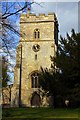 St Leonard's church tower in Watlington in OX49 5BN