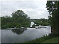 Weir on the River Trent in DE15 0AS