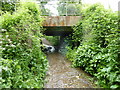 Rather wet footpath under the railway line in ME16 9LU