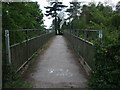 Clarendon Way footbridge across the A3090 in SO22 4HF