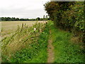 Footpath 2176 from Angmering to Arundel Road (A27) in BN16 4JL