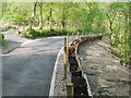 Landslip repair on Gellionnen Road, Rhyd-y-fro in SA8 4NP