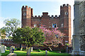 Buckden Towers and blossom - Buckden in Buckden