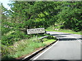 Ponterwyd village sign in SY23 3JT