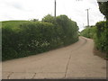 Access road to Bank Farm in TN25 7DE
