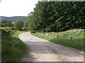 Lane from Catterloch to Bohill Farm in AB31 4HD