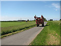 Farm traffic on Church Road, Ten Mile Bank in PE38 0EJ