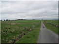Road below Longhirst leading to the A69 in CA8 2QZ