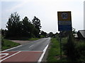 Llansantffraid-ym-Mechain, village sign in SY22 6AH