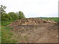 Pile of manure by Armscote Road in Armscote