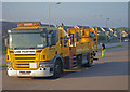 Use of overkill mega-lorry for small pavement marking project in AB12 4SU