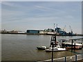 River Thames near the Thames Barrier in SE18 5PH