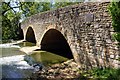 The millstream flows under Wolvercote Bridge in OX2 8FL