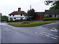 Church Street, Bawburgh & Bawburgh Village Sign in Bawburgh