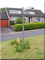 Roadsign in Bawburgh in Bawburgh