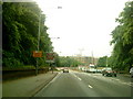 Approaching the Nottingham Ring Road in NG7 2RD