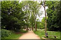 Footpath in Lydiard Park in SN5 6EQ