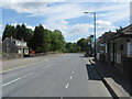 Road heading out of Pitlochry in PH16 5DZ