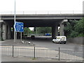 End of the Slip Road - Junction 11 M60 Peel Green in M30 7LF