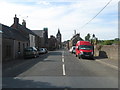 The road heading back to Coupar Angus town centre in PH13 9HB