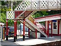 Footbridge, Redruth Station in TR15 2QU