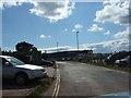 Car park alongside Exeter Airport and Flybe buildings in EX5 2BE