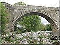 The west arch of Devil's Bridge, Kirkby Lonsdale in LA6 2AT
