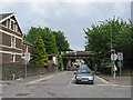 Railway bridges over North Park Road, Cardiff in Splott Community