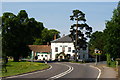 Road Junction at Lower Beeding, Sussex in Lower Beeding