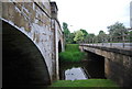 The old and new bridges, West Ayton in YO13 9JJ