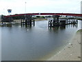 River Arun and retracting bridge, Littlehampton in Littlehampton