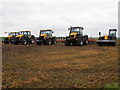 Another line up of JCB products, Cereals 2010 in SG8 7NT