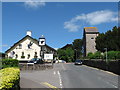 Pub and church in Lisvane in CF14 0SZ