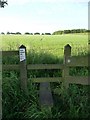 Stile into field in WF1 9DT