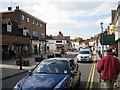 Knowle High Street looking north in B93 0JA