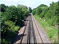Bournemouth to Southampton railway line in SO40 8UG