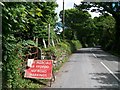 The Lleyn Coastal Path at its entry on to the Gwynfryn Estate in LL52 0ST