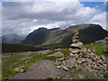 Cairn on path behind Liathach in IV22 2ET